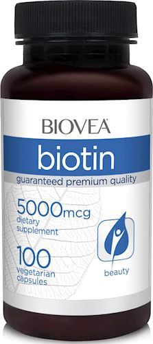 Биотин BIOVEA Biotin 5000 мкг 100 капс