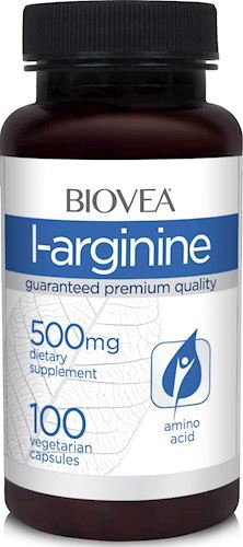 Аргинин BIOVEA L-Arginine 500 мг 100 капс