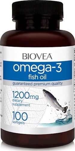 Рыбий жир омега 3 BIOVEA Omega-3 1200 мг