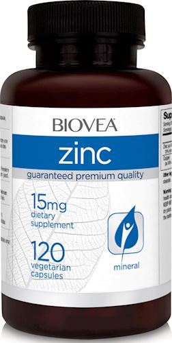 Цинк BIOVEA Zinc 15 мг 120 капс