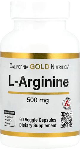 Аминокислота California Gold Nutrition L-Arginine 500 мг Аминокислота California Gold Nutrition L-Arginine 500 мг