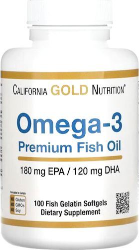 Рыбий жир California Gold Nutrition Omega-3 Premium Fish Oil