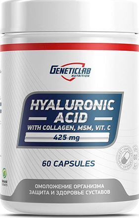 Гиалуроновая кислота Geneticlab Hyaluronic Acid Acid 60 капс