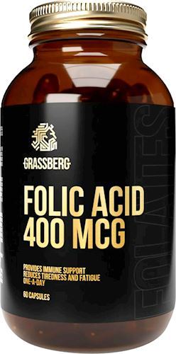 Фолиевая кислота Grassberg Folic Acid 400 мкг