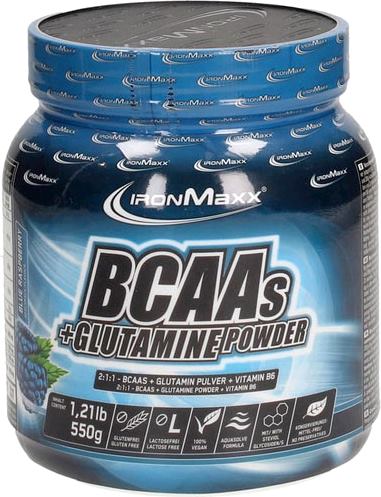 BCAA аминокислоты IronMaxx BCAAs + Glutamine Powder