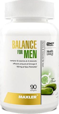 Витамины для мужчин Maxler Balance for Men