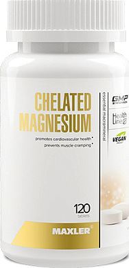 Магний Maxler Chelated Magnesium 120 таб