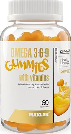 Мармеладные пастилки Омега Maxler Omega 3-6-9 Gummies