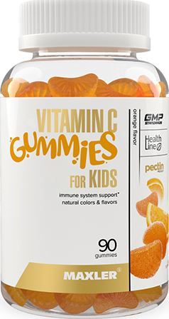 Мармеладные конфетки с витамином Ц Maxler Vitamin C Gummies for Kids