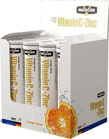 Maxler Vitamin C Zinc Effervescent Tablets 20 таб