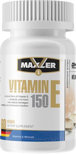 Maxler Vitamin E Natural form 150 мг 60 капс