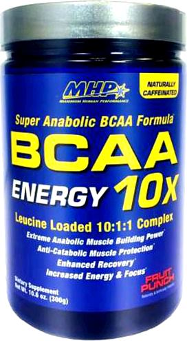 BCAA аминокислоты MHP BCAA 10X Energy