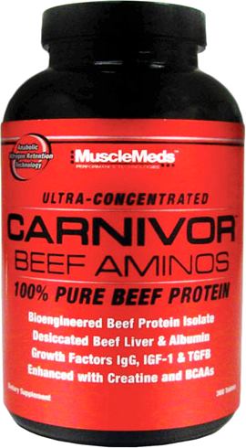 Аминокислоты MuscleMeds CARNIVOR Beef Aminos