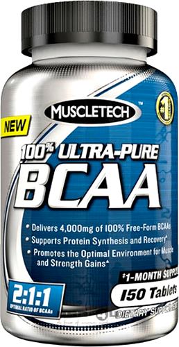 BCAA аминокислоты MuscleTech 100% Ultra-Pure BCAA