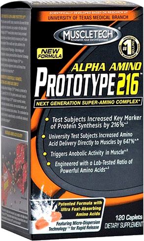 Аминокислоты MuscleTech Alpha Amino Prototype 216