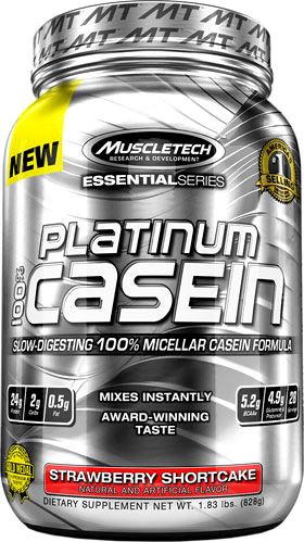 Протеин MuscleTech Platinum 100% Casein Essential Series