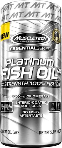 Рыбий жир Омега-3 MuscleTech Platinum 100% Fish Oil 4x Essential Series