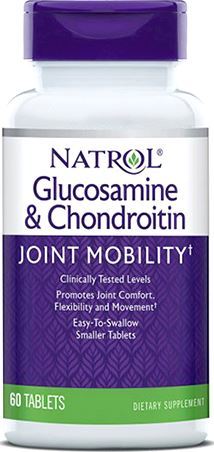 Natrol Glucosamine 1500 мг Chondroitin 1200 мг 60 таб