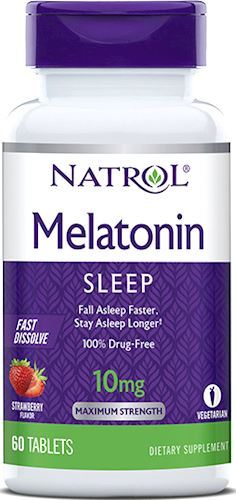 Мелатонин Natrol Melatonin Fast Dissolve 10 мг 60 таб