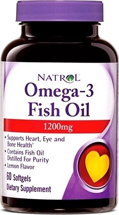 Омега-3 Рыбий жир Natrol Omega-3 Fish Oil 1200mg