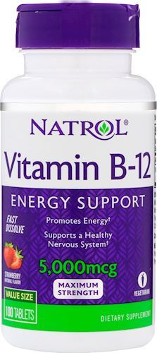 Витамин Б12 Natrol Vitamin B12 5000mcg