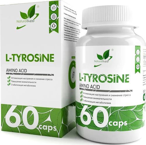 Тирозин NaturalSupp L-Tyrosine 60 капс