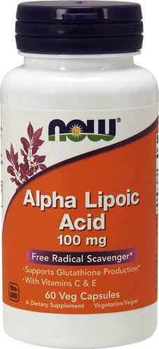 Альфа-липоевая кислота NOW Alpha Lipoic Acid