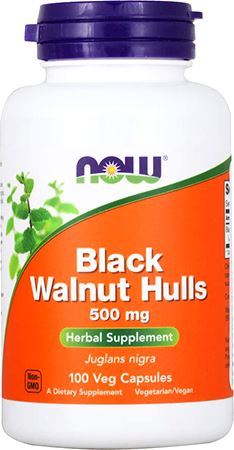 Экстракт черного ореха NOW Black Walnut Hulls