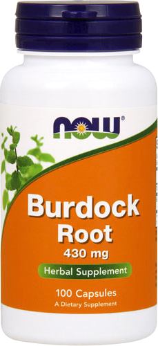 Экстракт корня лопуха NOW Burdock Root 430mg