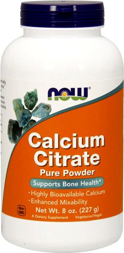 Кальций NOW Calcium Citrate Pure Powder