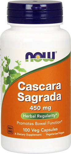 Укрепление иммунитета NOW Cascara Sagrada 450mg