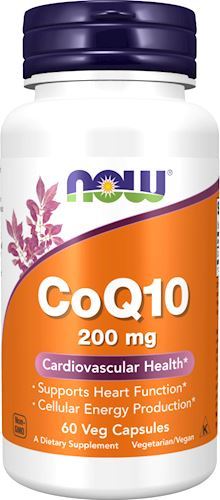 Коэнзим CoQ10 200 мг от NOW