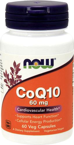 Коэнзим NOW CoQ10 60 мг