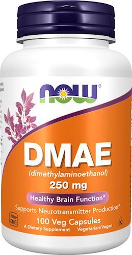 DMAЭ NOW DMAE 250 мг 100 капс