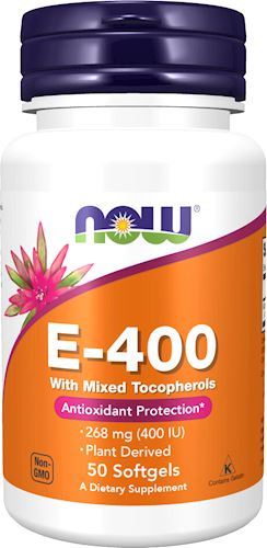 Витамины NOW E-400 Витамины NOW E-400