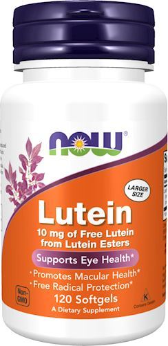 NOW Lutein 10 мг