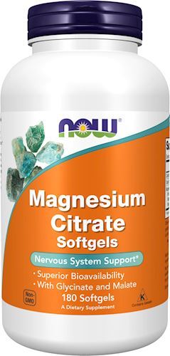 Магний NOW Magnesium Citrate Softgels