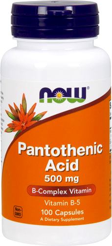 Пантотеновая кислота NOW Pantothenic Acid
