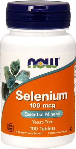Селен NOW Selenium 100mcg