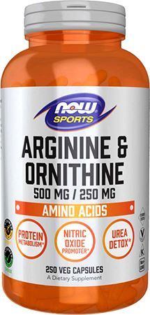 Аминокислоты аргинин и орнитин NOW Arginine Ornithine