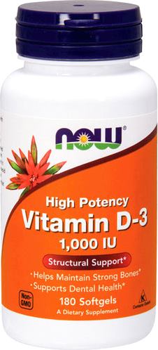 Витамин Д3 NOW Vitamin D-3