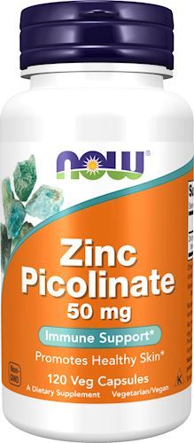 Пиколинат цинка NOW Zinc Picolinate 50 мг 60 капс