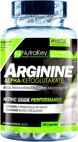 Аргинин альфа-кетоглютарат NutraKey Arginine AKG