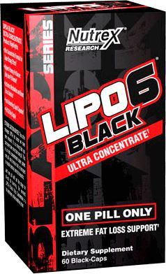 Жиросжигатель Nutrex Lipo-6 Black Ultra Concentrate International 60 капс