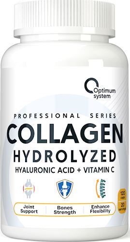 Гидролизованный коллаген в капсулах Optimum System Collagen Hydrolyzed