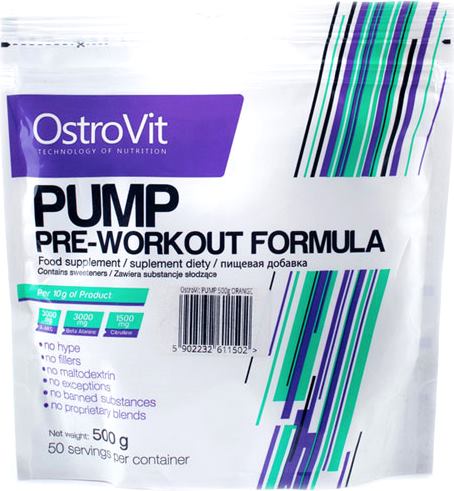 Энергетик OstroVit Pump Pre-Workout Formula