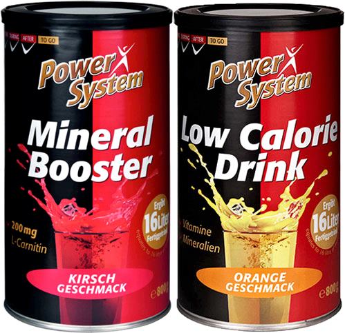Витаминный напиток с карнитином Power System Mineral Booster Low Calorie Drink