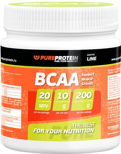 BCAA аминокислоты PureProtein BCAA Additive Line