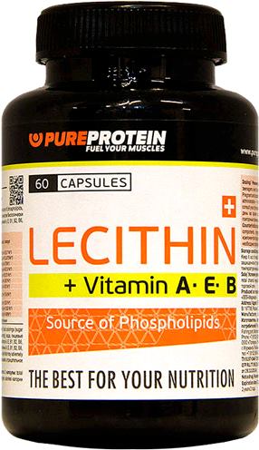 Лецитин PureProtein Lecithin + Vitamin A-E-B
