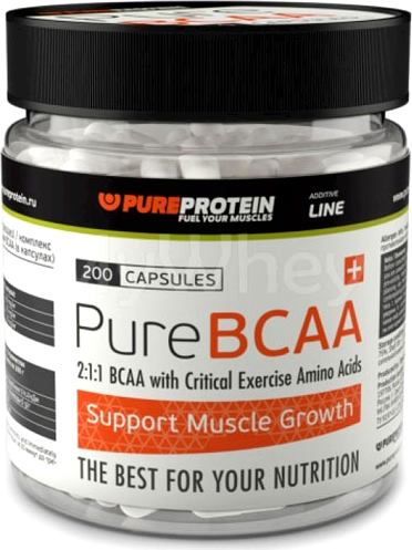 BCAA аминокислоты PureProtein Pure BCAA